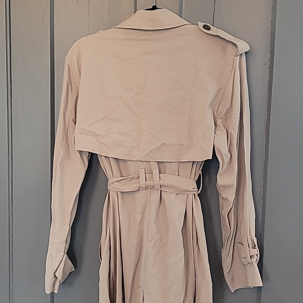 A New Day Linen Blend Spring Coat - Picture 3 of 6
